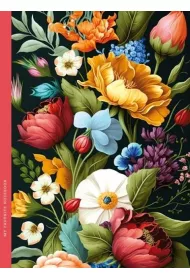 Fresh Notatnik ozdobny Flora 143x200 mm, kratka 48 kartek
