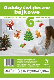 Kunke Ozdoby �wi�teczne elektrostatyczne bajkowe 6 szt.