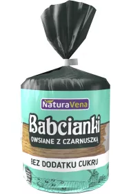 NaturaVena Babcianki owsiane z czarnuszk� bez dodatku cukru 100 g