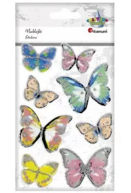 Titanum Dekoracje papierowe 3D kwiaty mix 12 szt.