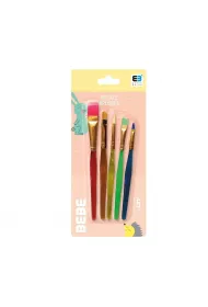 Interdruk P�dzelki plastikowe B&B Kids Pastel 5 szt.