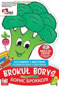 Kolorowanki z warzywami Broku� Borys w.pol-ukr
