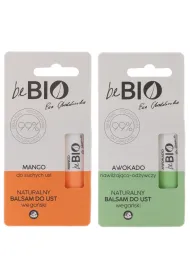 beBIO Ewa Chodakowska Zestaw naturalnych balsamw do ust: Awokado + Mango 2 x 5 g