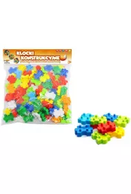 Klocki konstrukcyjne puzzle 130el Trifox