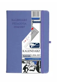 Kalendarz pedagoga 2026/2027 Salsa A5 tygodniowy fioletowy