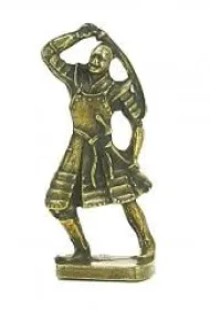 Figurka metalowa Samuraj 3,5cm