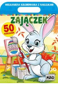 Zaj�czek. Wielkanocna kolorowanka z naklejkami