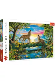 Puzzle 500 el. Wilcza natura Trefl