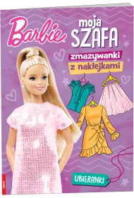 Barbie Moja szafa Zmazywanki z naklejkami