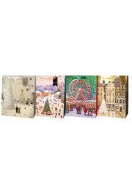 incood. Torba bo�onarodzeniowa 26x32cm Wioska jarmark