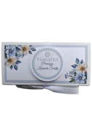 Pude�ko na pieni�dze Komunia r�cznie robione, kartonowe (17x8cm) mix