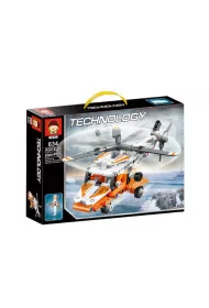 Klocki Helikopter 204 elementw BKLO7754