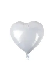 Godan Balon foliowy serce bia�e 46cm