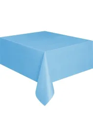 Obrus plastikowy pastelowy niebieski 137x274cm