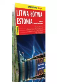 Litwa, �otwa, Estonia- mapa samochodowa 1: 700 000 (karton)