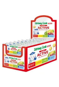 Starpharma Lizak o smaku winogrono - cytryna dla aktywnych bez cukru bezglutenowy Zestaw 40 x 6 g