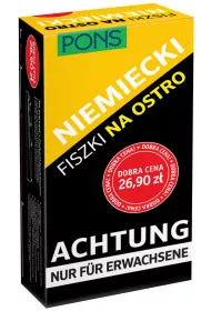 Fiszki na ostro PONS J�zyk niemiecki 333 s�owa