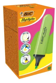 Bic Zakre�lacz Highlighter neon zielony 12 szt.