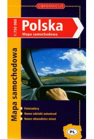 Polska mapa samochodowa