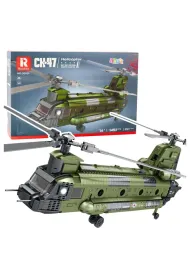 Klocki konstrukcyjne Helikopter wojskowy Chinook