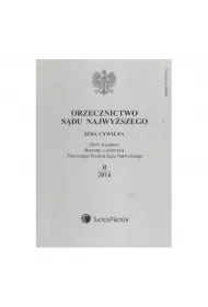 Orzecznictwo Sdu Najwyszego Izba Cywilna 3/2014