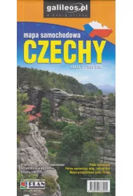 Mapa samochodowa Czechy 1:500 000