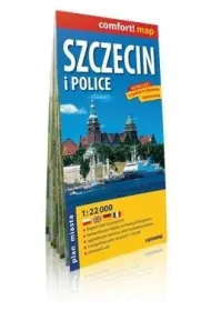 Szczecin plan miasta 1:22 000 laminat 2023