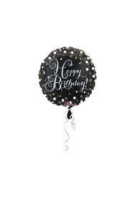Amscan Balon foliowy Sparkling Happy Birthday 46cm