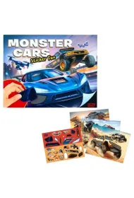 Zestaw z naklejkami Monster Cars 14206A