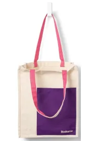 If Bookaroo Torba bawe�niana Purple&Pink