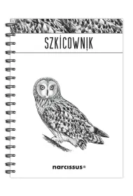 Narcissus Szkicownik B5 na spirali Sowa g�adki