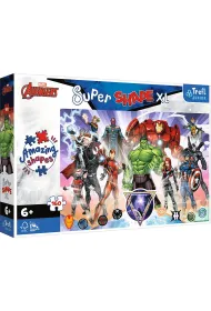 Puzzle 104 el. Super Shape XL. Odwaga Avengers�w Trefl