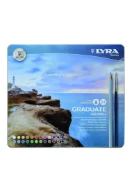 Fila Kredki Graduate Aqua metal box M24