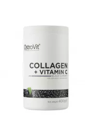 OstroVit Kolagen + Witamina C - smak czarna porzeczka Suplement diety 400 g