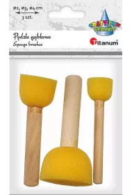 Titanum P�dzle g�bkowe p�askie mix 3 szt.