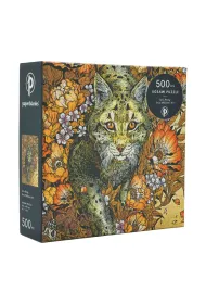 Puzzle 500 PC Lynx Rising Erica Williams Art Paperblanks