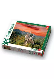 Puzzle 2000 el. Zmek Neuschwanstein Bawaria 27050 Trefl