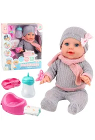 Lalka bobas z akcesoriami 35cm LeanToys
