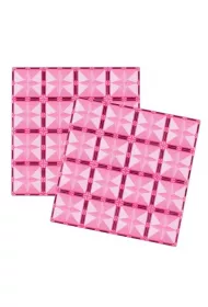 Klocki magnetyczne 2 p�yty r�owe 30x30 cm