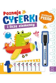 Poznaj cyferki i licz elementy. cieralny pisak