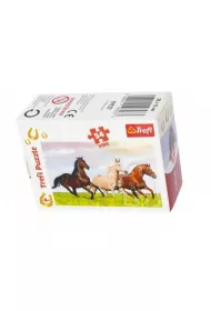 Puzzle mini 54 el. �wiat koni 4 Trefl