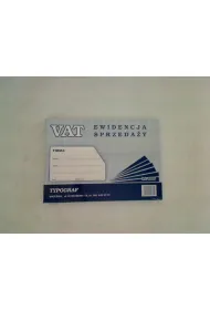 Druki offsetowe Typograf ewidencja vat sprzeda�y A5 80 (48005)