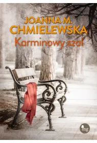 Karminowy szal