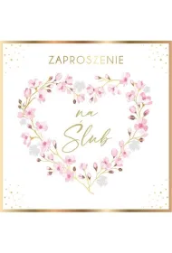 Armin Style ZAPROSZENIE SLUB 130X130 Z KOP AS ZP-112 OP10SZT