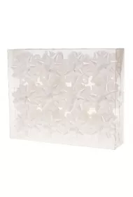 Rozette Rozetka �rednia matowa bia�a 8cm 36 szt.