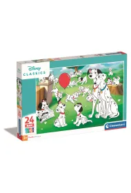 Puzzle 24 el. Maxi SuperColor. Disney Animals Clementoni