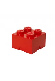 Pojemnik klocek LEGO Brick 4 Czerwony