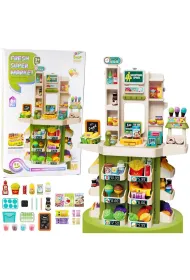 Super Market interaktywny 67el LeanToys