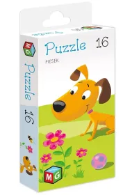 Puzzle 16 el. Piesek Multigra