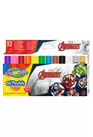 Patio Pastele olejne Colorino Kids trjktne Avengers 12 szt.